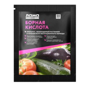 Средство Борная кислота 50гр Лама Торф