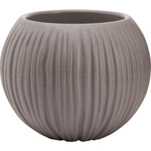 Кашпо пласт. Сфера Мини 0,3л мокачино