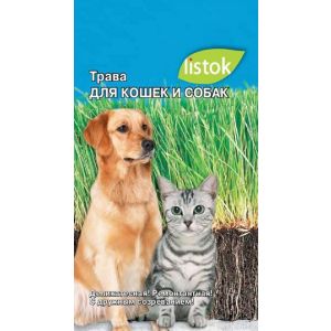 Трава для кошек и собак 10гр (LISTOK)