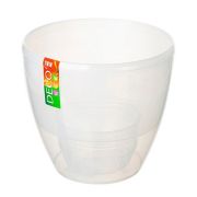 Горшок пласт DECO TWIN 2,5 л прозрачный