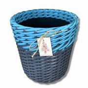 Кашпо из Ротанга 10 л (бирюза)